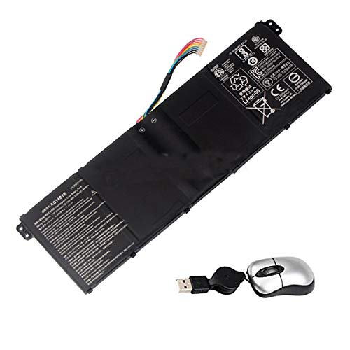 Batería de reemplazo Acer AC14B7K gris para modelos Swift 3 SF315-41 y Spin 5