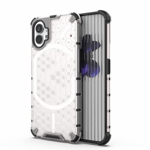 Image of Hard PC Back Case Cover for Nothing Phone 1 /Nothing 1 Anti Slip Ultra Thin Shockproof Reinforced Corners (Transparent)