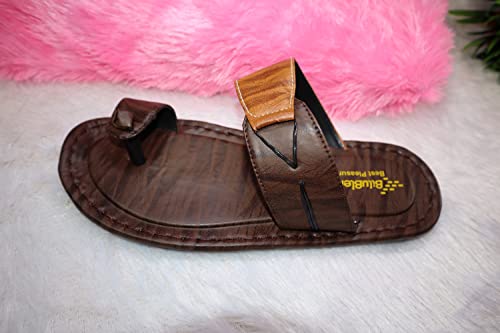 Image of Men Slipper, Stylish & Fancy Cool, Leather Look, slpr-E, MDS STORE,
