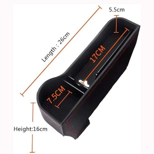 Seat gap remplissage accessoires Buick Encore boîte rangement intérieur auto cuir PU lot de 2