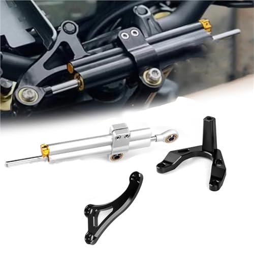 Fixation amortisseur direction Suzuki GSX-S750 kit montage moto haut de gamme argent