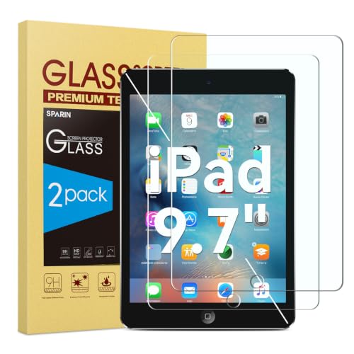 Image of SPARIN 2 Pack Screen Protector for iPad 6th 5th Generation 9.7 inch