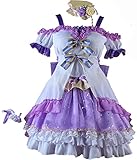 Love Live School Idol Konoe Kanata Cosplay Carnaval Costume Halloween Christmas Costume (Small, Purple)