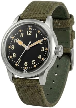 Reloj de servicio A-11 (Edición Tom Rice) - Relojes para hombres - A11 Militar - Vidrio zafiro/acrílico, esf