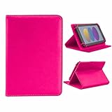 Capa Tablet Universal 9 a 10 Polegadas Compatível com iPad Case Carteira com Suporte Dobrável Proteção Completa Elástico Ajustável Design Elegante Ideal para Estudo Trabalho e Lazer PREMIUM (PINK)