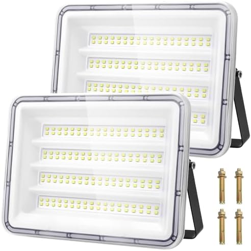 CREATESTAR Projecteur LED 150W Lot de 2, Spot LED Extérieur