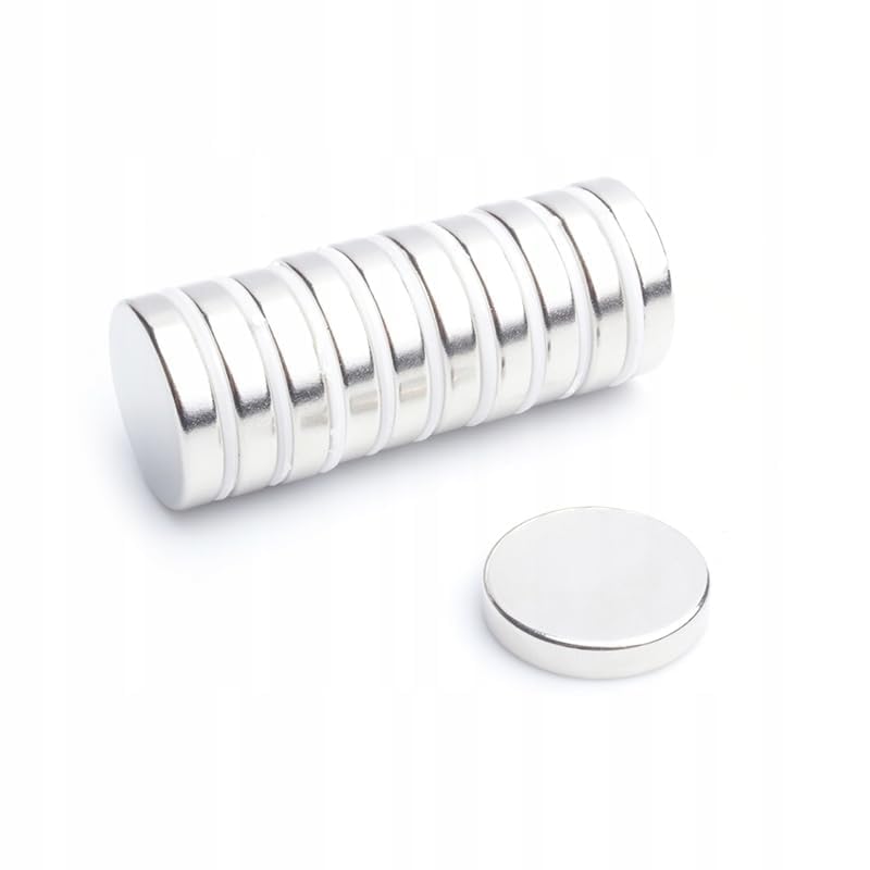 Magnesy neodymowe, 25x5 mm N38 25 sztuk, duże magnesy, mocne magnesy, do majsterkowania, do biura, na tablicę suchościeralną, do przypinania, tablic magnetycznych