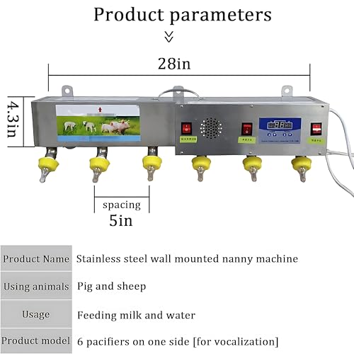 Alimentadores automáticos con simulación de sonido para la crianza de terneros y corderos 2