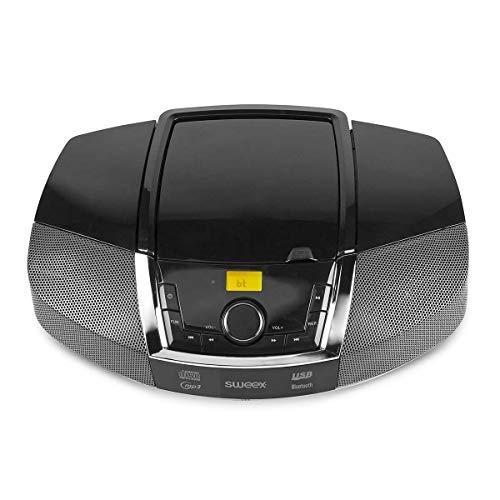 Preisvergleich Produktbild Tragbarer CD-Player Schwarz / Grau