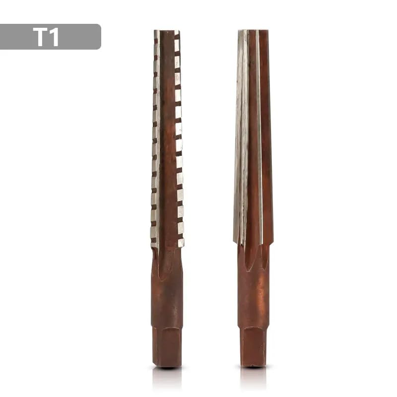 2pcs Morse Taper Reamer Set MT0/MT1/MT2/MT3/MT4 Steel Hand Reamers for Milling Finishing Cutter Tool,MT1