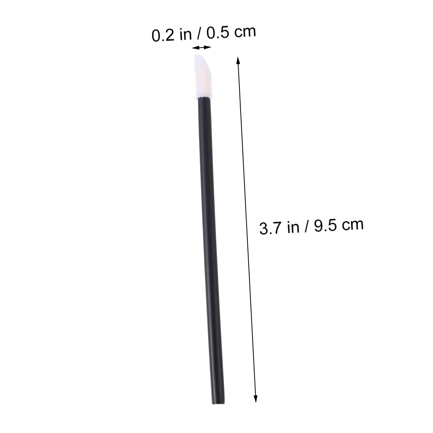 MUCKLILY 200Pcs Lip Brush Practical Makeup Applicators for Lipstick Lip Gloss and Concealer Comfortable Bristles for Easy Application