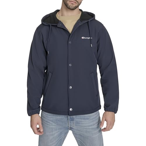 Image of Champion Men's Hooded Coaches Rain Jacket