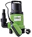 Produktbild Schmutzwasserpumpe Tauchpumpe Pumpe ( 400W, max. 10.000 l/h, 5,5m Förderhöhe ) Körnergröße 35 mm mit stufenlosem Schwimmer, Brunnenpumpe, Abwasserpumpe, Gartenpumpe