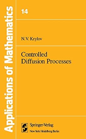 Controlled Diffusion Processes: 14 1980th Edition book cover