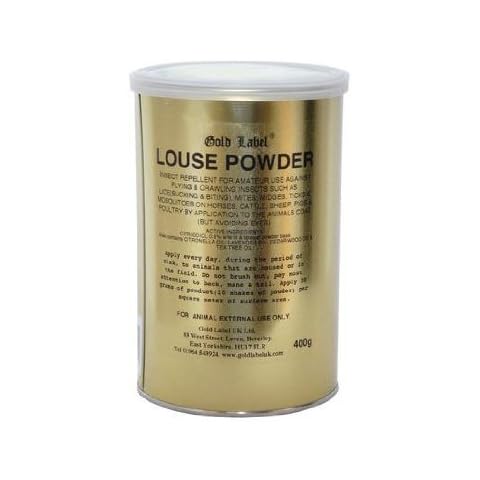 Gold Label Louse Powder for Horses, 400g - Non- Toxic lice repellent Cover