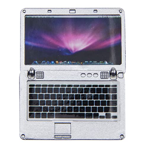 Oddier Dollhouse Furniture Miniature Laptop 1:12 Scale Doll House Furniture Miniature Dollhouse Accessories Miniature Dolls Playsets Mini Stuff Tiny Things Mini Things #TOP1