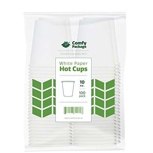 Tazze di carta bianca da 300 ml [confezione da