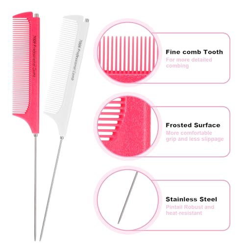 Set de 2 Peines Retráctiles Rat Tail para Cabello miniatura 4