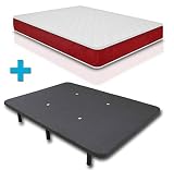 canape abatible 90x190 ikea Base tapizada fabricada con estructura metálica reforzada de acero con 5 barras transversales, estructura metálica en tubo de 30 x 30 mm; sobre esta estructura apoya un tablero compuesto por madera aglomerada de 10 mm de gran resistencia y durabilidad; fabricada en españa