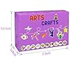 2000 Pcs DIY Arts and Crafts Supplies Kit for Kids - Kids Craft Kits Art Supplies Material Set with Pipe Cleaner All in 1 Crafting Collage Activity for Toddlers Gifts Toys Age 5 6 7 8 9 Year Old Girls #4