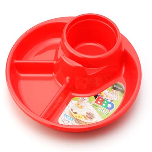 Fondue Plates 4piece Set Fondue Plates Colorful with 12 Fondue Forks, Square/Round