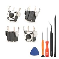 4PCS Tactile Switch for Gameboy Advance SP L R Bumper Shoulder Trigger Button for GBA SP Micro Switch Replacement Accessories with Repair Tools