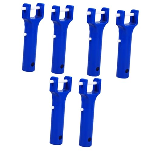 Toddmomy 3 Series Herramienta De Limpieza De Piscinas Nadar para Agua Limpiador Equipo De Limpieza De Piscinas Barrer Mango De Limpieza Accesorio De Piscina Blue Abs 2 Piezas X 3