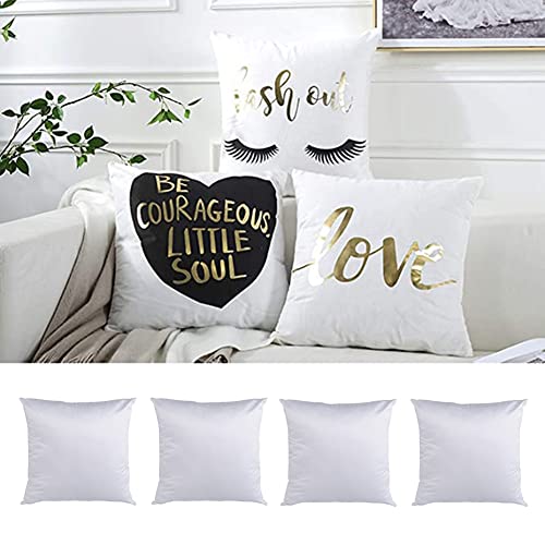 Housse de coussin vierge sublimation 40x40 pour presse à chaud