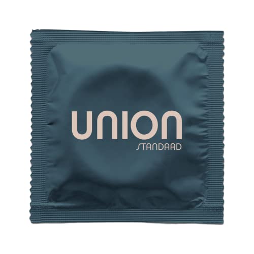 Union Standard Premium Ultra-Thin Condoms 12 Count, Flared Head, Natural, Non-Toxic, Vegan, 54Mm, Medium Size #TOP1
