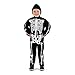 Costume da scheletro taglia M per bambini