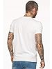 EZTS581 Enzo Mens Slim Fit T Shirt Muscle Fit Stretch Tee Gym Crew Neck Short Sleeve Top White M #1