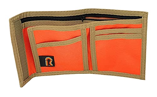 Image of Tactical RFID Nylon Bifold Wallet with Inside ID for Men, Durable 600D Cordura, Water-Resistant, 15+ Card Slots, Military, Outdoor & Travel, Compact 3⅞x4⅞ inch, USA Made. Includes Picture ID Holder!
