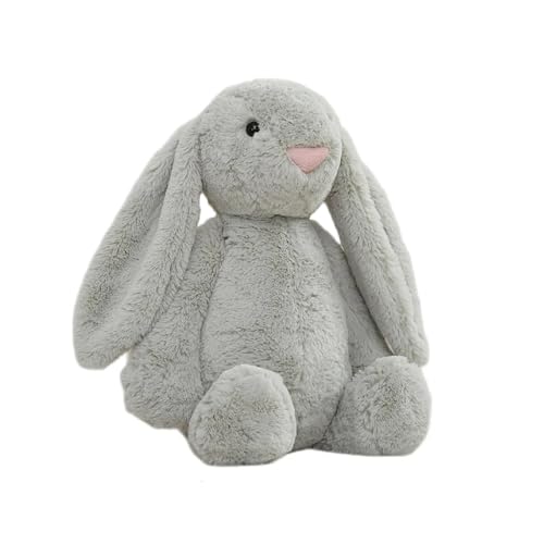 abley's Weighted Plush Bunny Stuffed Animal, Grey Weighted Rabbit...