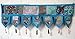 Indian Handmade Traditional Embroidered Toran Cotton Thoranam Door Living Room Decor Bandanwar Home Valance Decorations Window Hanging Bohemian Wall Ethnic Decorative Vintage (Sky Blue 1 Meter)