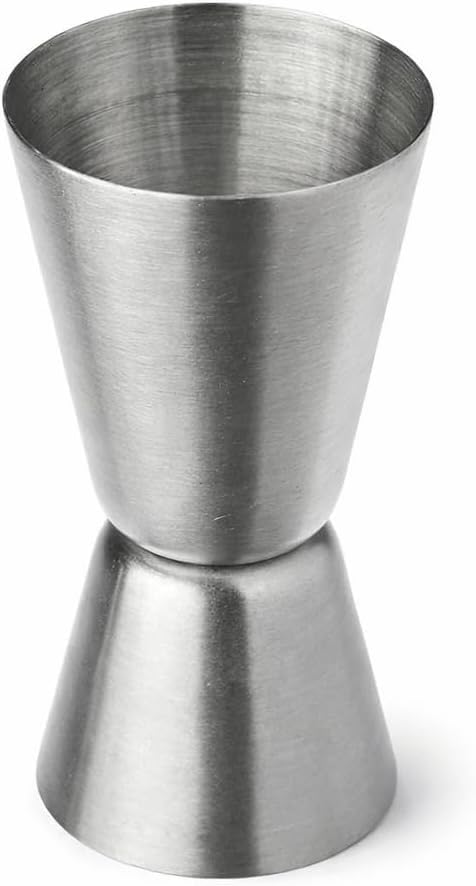 Dosador Duplo Inox 30ml / 60ml Copo Medidor Bebidas Drinks Bar