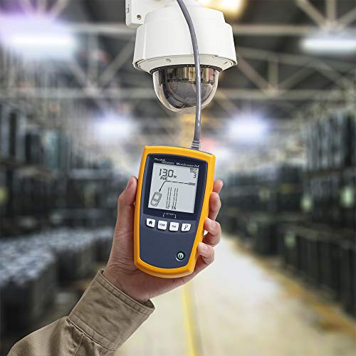 Fluke Networks - 5018513 Ms-Poe-Kit Microscanner Copper Cable Verifier & Poe Tester For Rj-45 Category 5-6A Ethernet Cables, Includes Intellitone Pro 200 & Remote Id Kit #TOP7