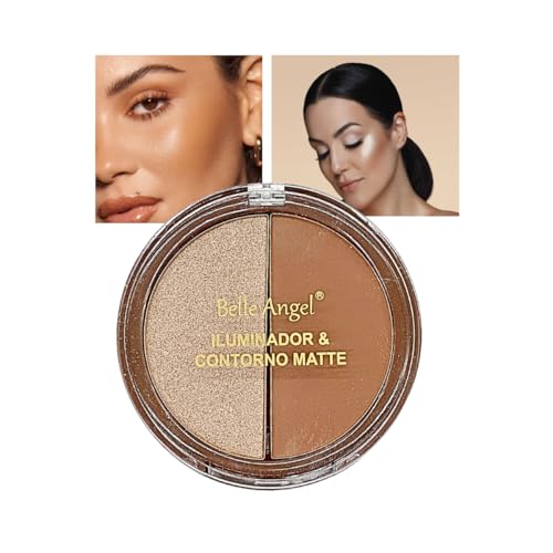 Duo Iluminador Contorno Matte Facial - Belle Angel