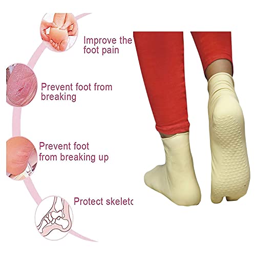 Image of Rinived Foot Care Water Proof Socks (Made in Bharat) Best Results in 15 Day in Heel Care (PACK OF 2, LARGE)