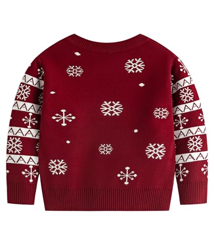 Image of Remimi Kids Christmas Sweater for Toddler Girls Boys Holiday Pullover Top