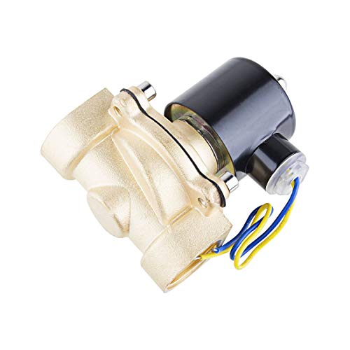 IONIX Brass solenoid valve 1/2 inch for industrial water purifier, irrigation, overhead tank, Normally closed type sv 220V AC