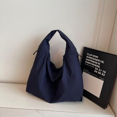 Bolso tote ligero de nailon con asa superior y correas acolchadas, impermeable, con múltiples bolsillos y cierre de cremallera, para trabajo y uso diario miniatura 3
