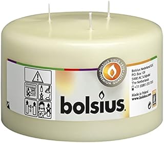 BOLSIUS 100 x 150 mm-1.41 kg, Paraffin Wax, Ivory, 10 x 15 cm