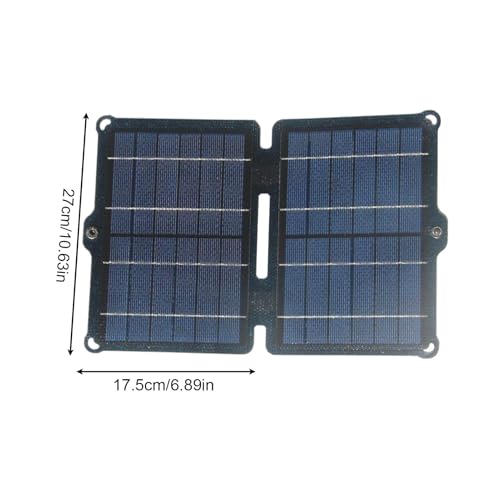 Panel solar portátil plegable de 40W y cargador solar para coche y marino 6