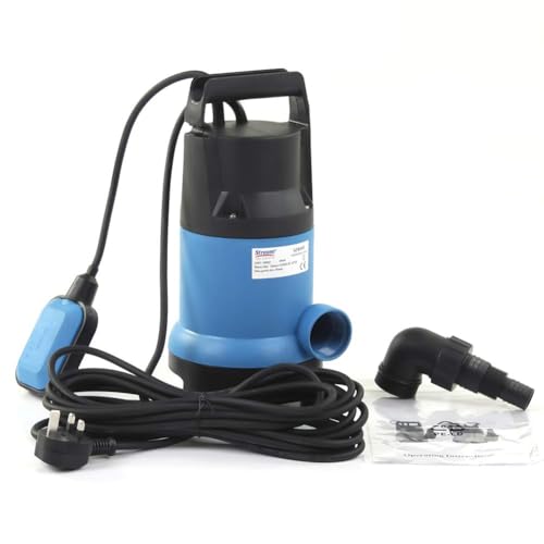 Birtechway Submersible Water Pump 400w 7500L/H,Sump Pump with Float Switch,Dirty Water Pump,Portable Submersible Pump to Drain Water from Pond,Pool,Garden,Hot Tub,Flooded Cellar