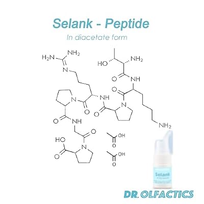 Selank 0.16% Solution 33mL, High Purity >99.8% ( 52.8mg Powder), 3rd Party Tested