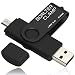 Produktbild BorlterClamp 64GB OTG USB-Stick Speicherstick Dual USB 3.0 Flash-Laufwerk mit Micro USB-Laufwerk Anschluss für Android Smartphone Tablets & Computer (Schwarz)