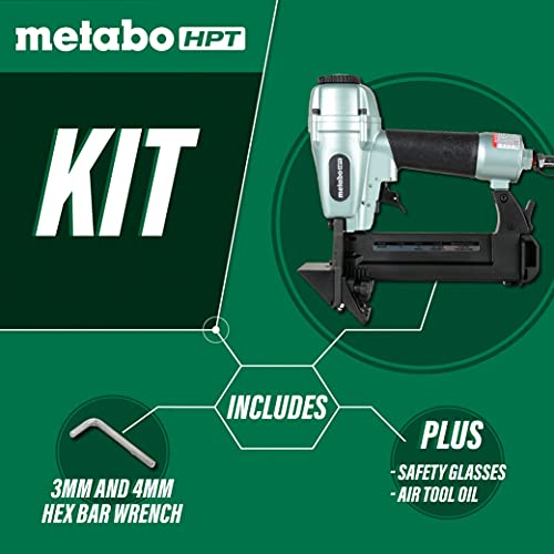 Metabo Hpt Flooring Stapler | 18 Gauge | 1/4” Crown Staples | 1/2” To 1-9/16” Length | Pneumatic | 5 Year Professional Warranty | N4004Ab #TOP3