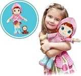 Rainbow Ruby - Licencja Mini Univers - Moja pierwsza lalka - Ruby Lalka z tkaniny z figurką Choco - zabawka