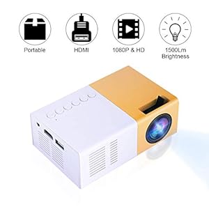 Tangxi Mini-LED-projector, LED-thuisprojector 720P, 1080P 10 tot 60 inch HDMI-multimedia-interface 16: 9/4: 3…