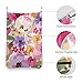 ElliTarr Hanging Laundry Hamper Bag Over the Door Laundry Hamper Wall Hamper Large Dirty Clothes Hamper with Stainless Steel Hooks 29.5X20inch 1PCs Purple Floral